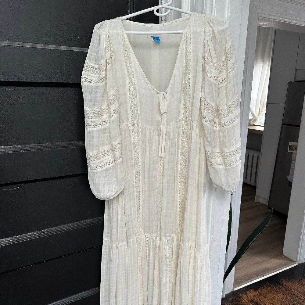 White Aritzia Maxi Dress